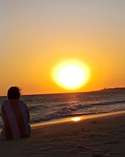 Fotografía de un atardecer