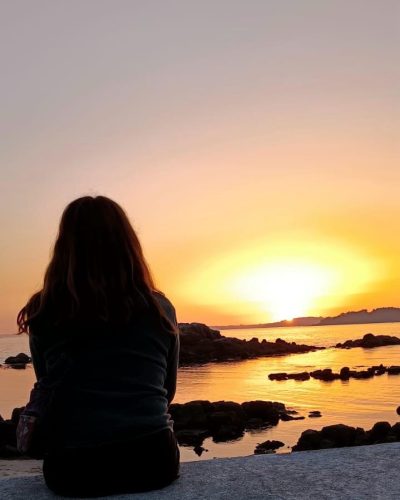 Fotografía de un atardecer